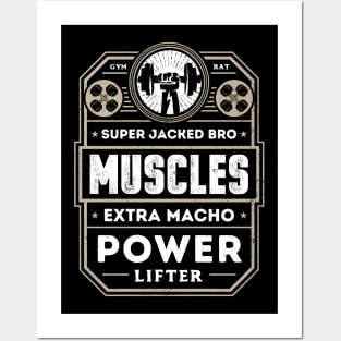 Super Jacked Bro Posters and Art